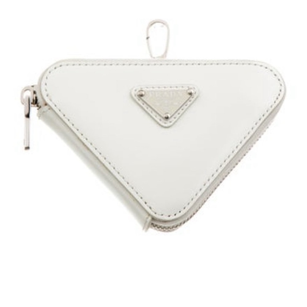PRADA CLIP ON TRIANGLE ACCESSORY